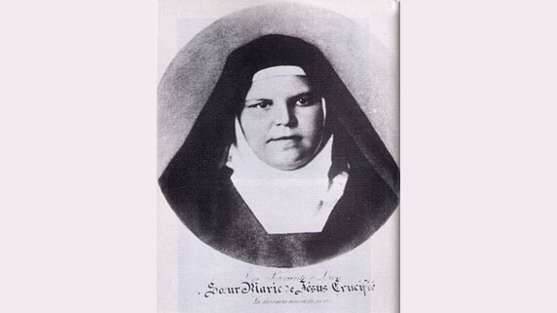 Saint Mariam of Jesus Crucified